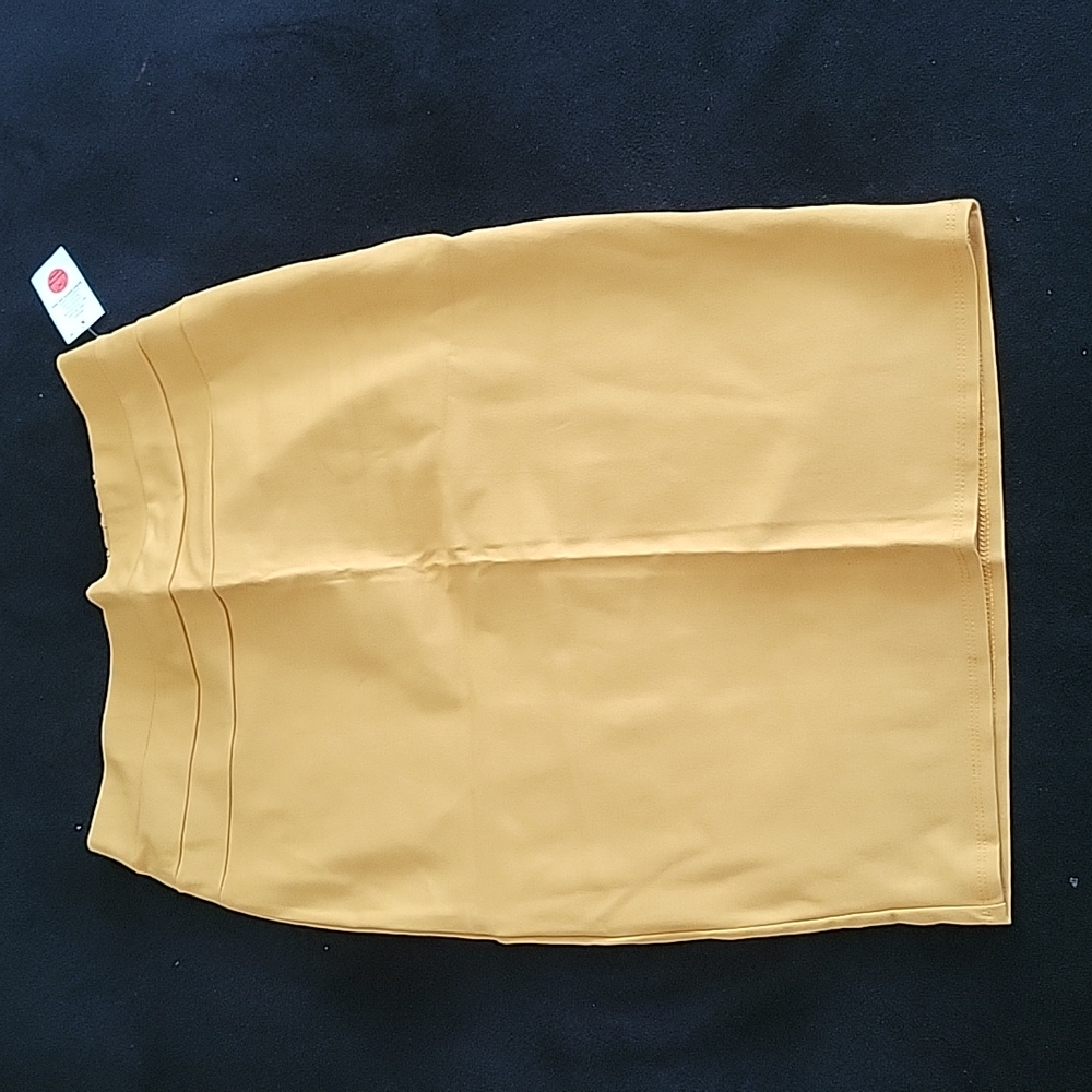 BRAND NEW Rainbow, Mustard, Pencil Skirt
